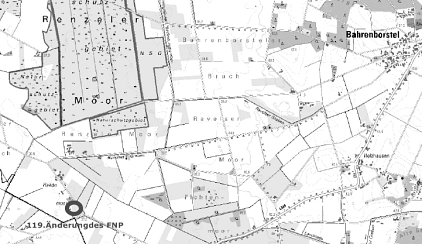 119. Flächennutzungsplanänderung - Lage des Plangebietes&nbsp;&copy;&nbsp;Samtgemeinde Kirchdorf