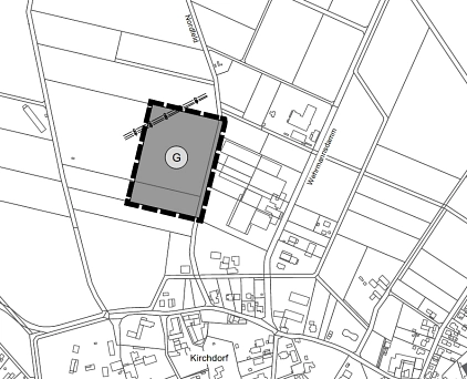 125. Flächennutzungsplanänderung - Geltungsbereich (Frühzeitige Beteiligung)&nbsp;&copy;&nbsp;Samtgemeinde Kirchdorf