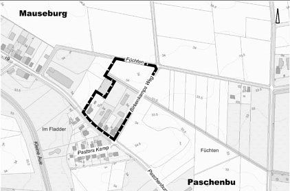 135. Flächennutzungsplanänderung - Geltungsbereich&nbsp;&copy;&nbsp;Samtgemeinde Kirchdorf